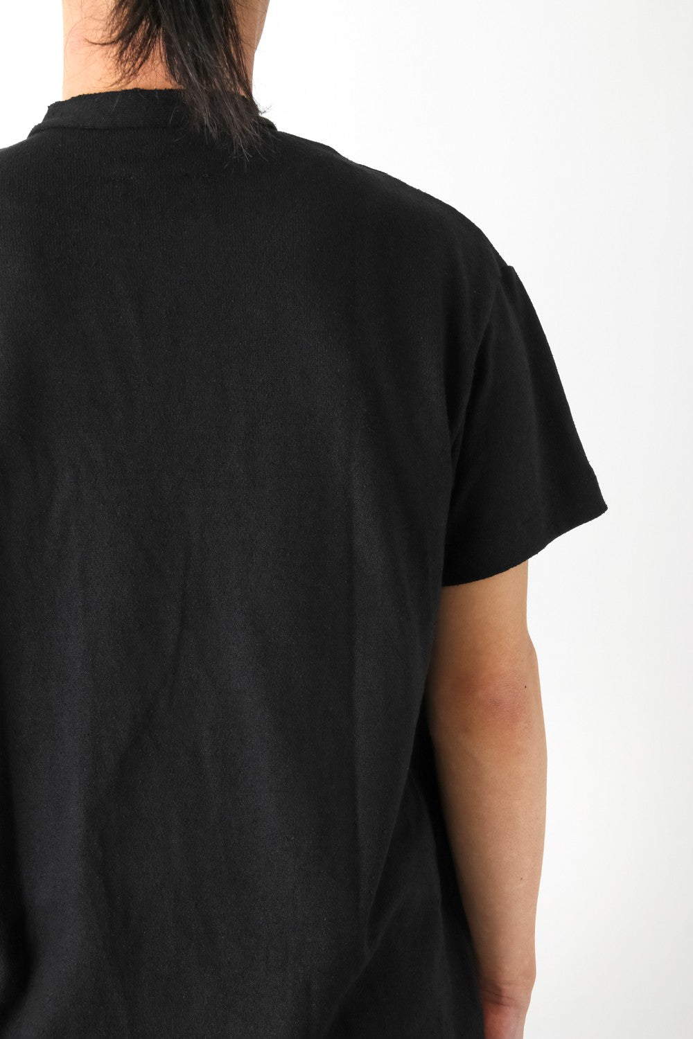 Placket Collar Oversized T-Shirt