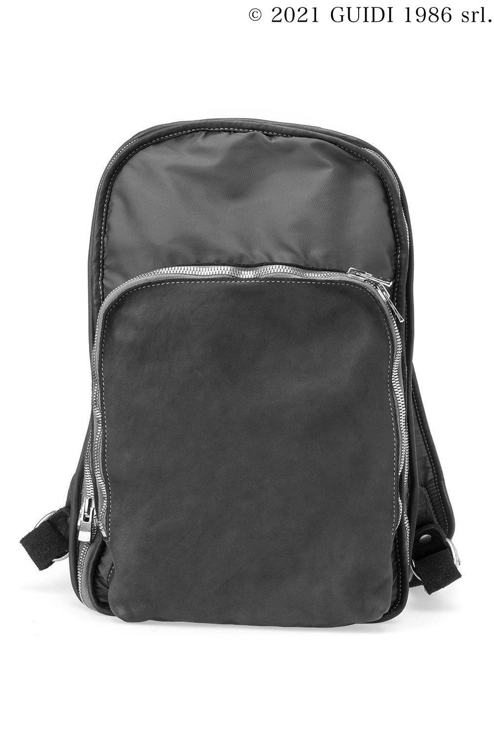 SP05 - Nylon and Leather Expandable Backpack