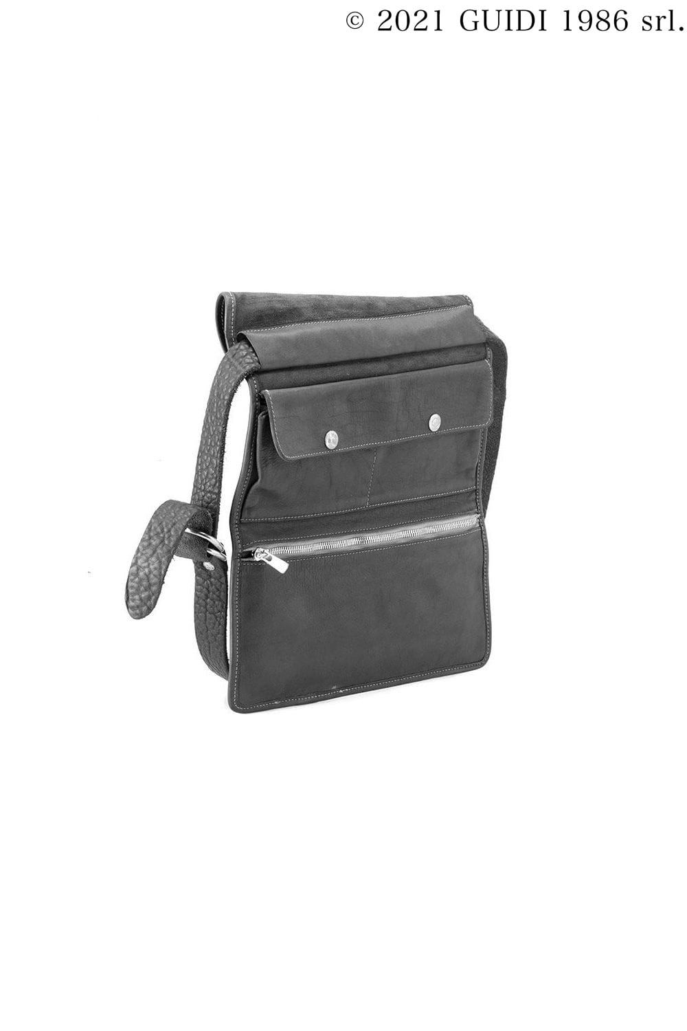 SP14P - Leather Folded Belt Bag