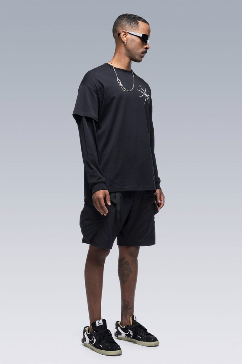 Nylon Stretch BDU Short Pant Black