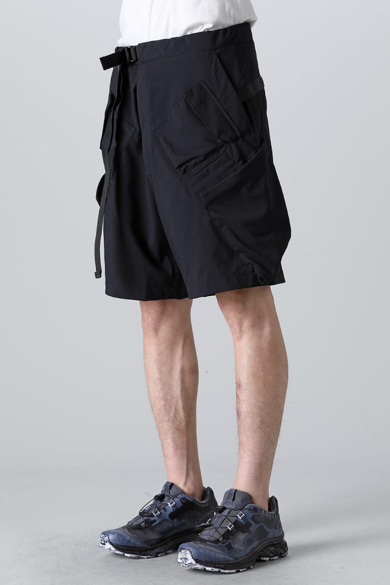 Nylon Stretch BDU Short Pant Black