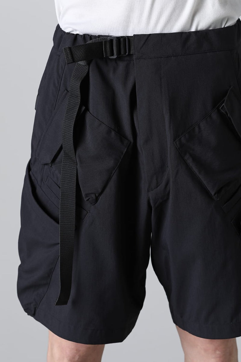 Nylon Stretch BDU Short Pant Black