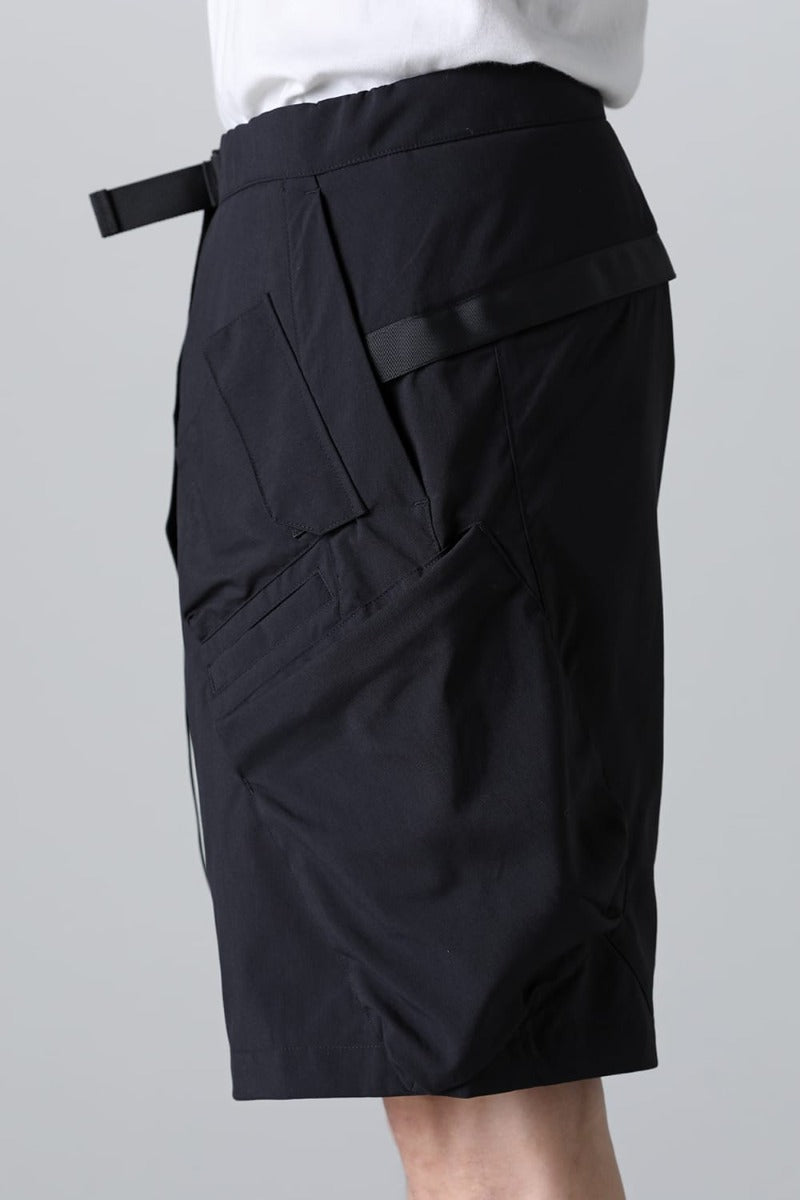 Nylon Stretch BDU Short Pant Black