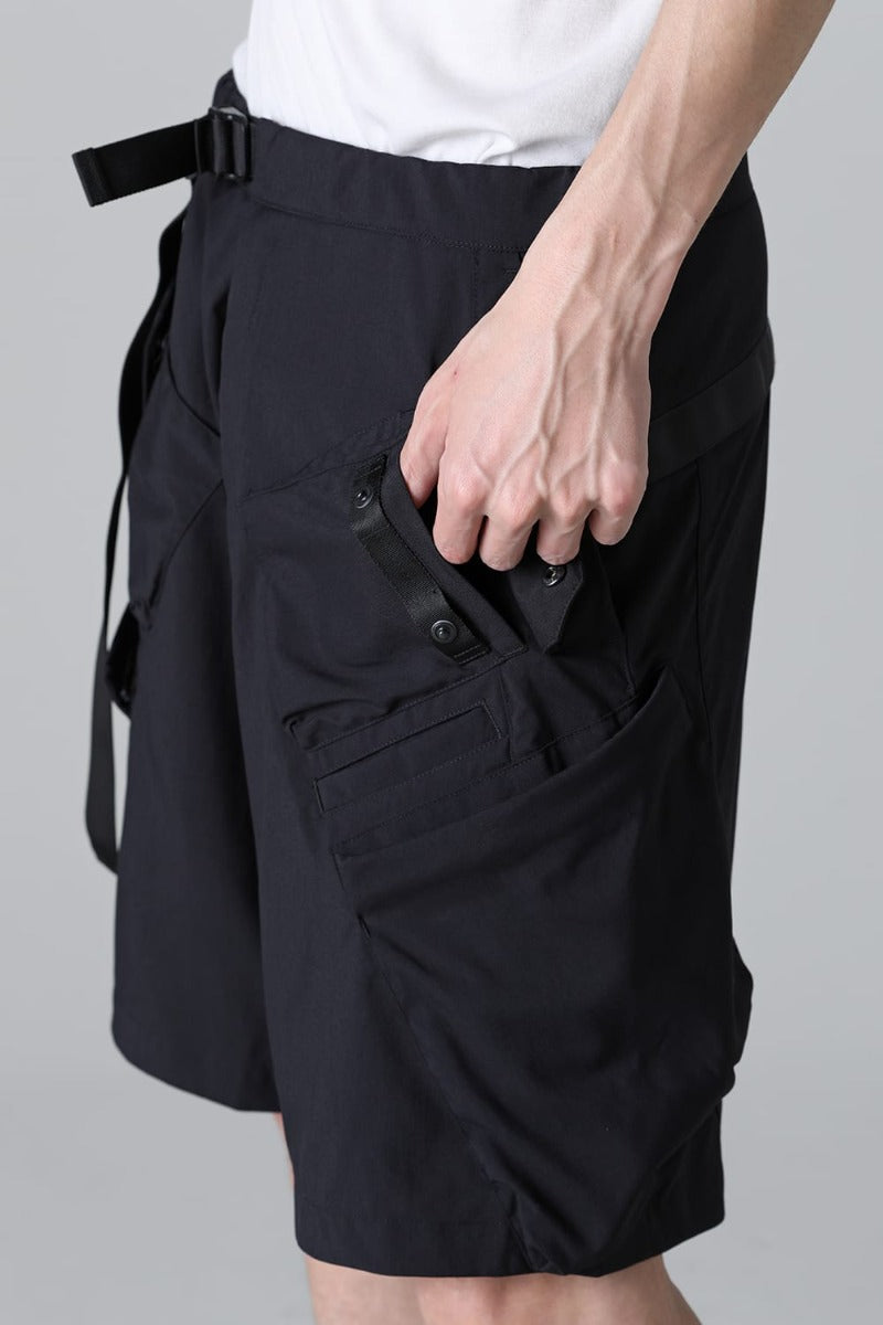 Nylon Stretch BDU Short Pant Black