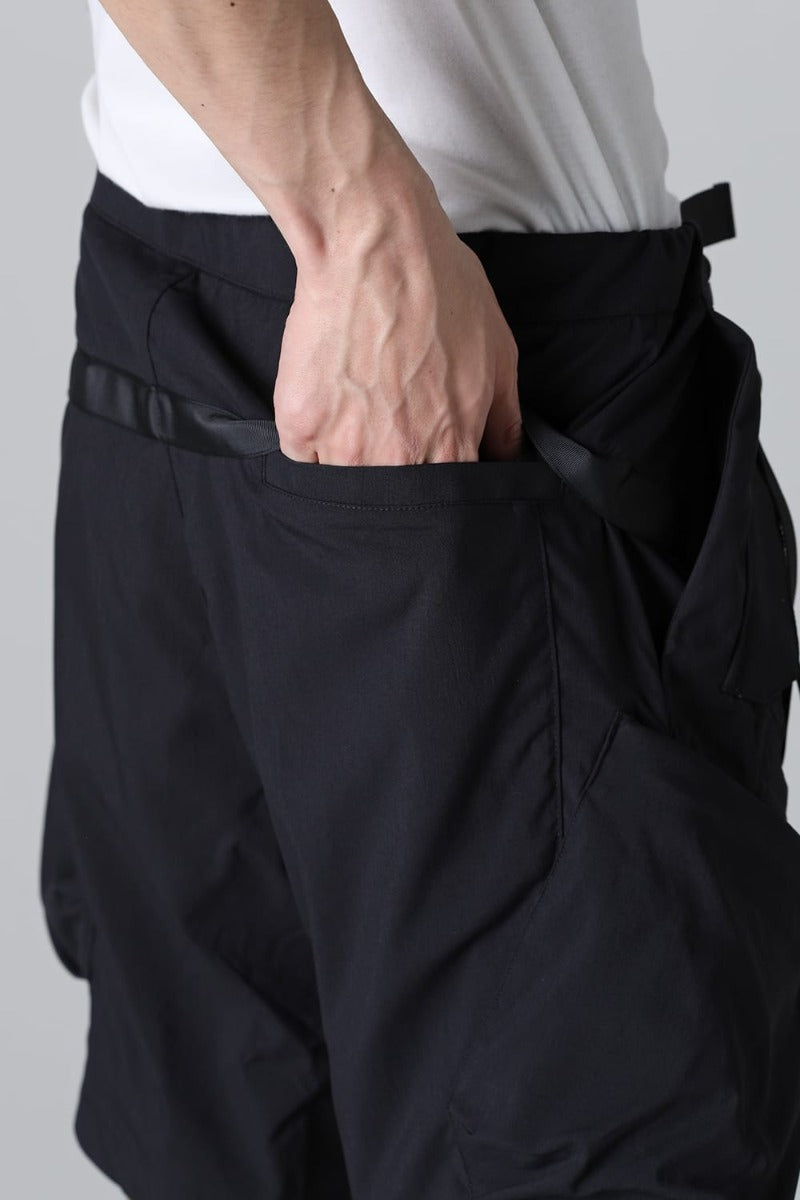 Nylon Stretch BDU Short Pant Black