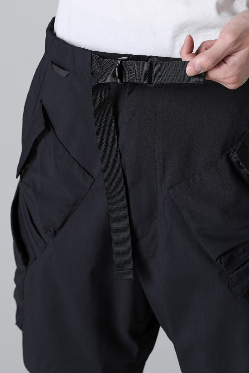 Nylon Stretch BDU Short Pant Black