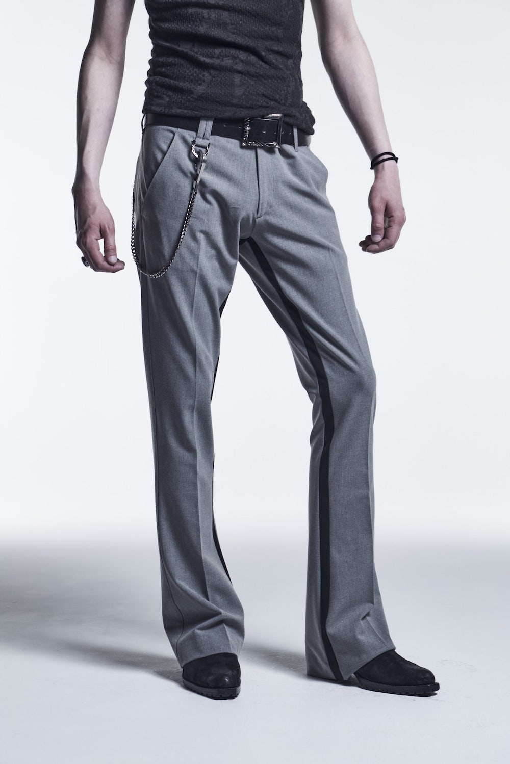 Inside Tape Slacks Grey