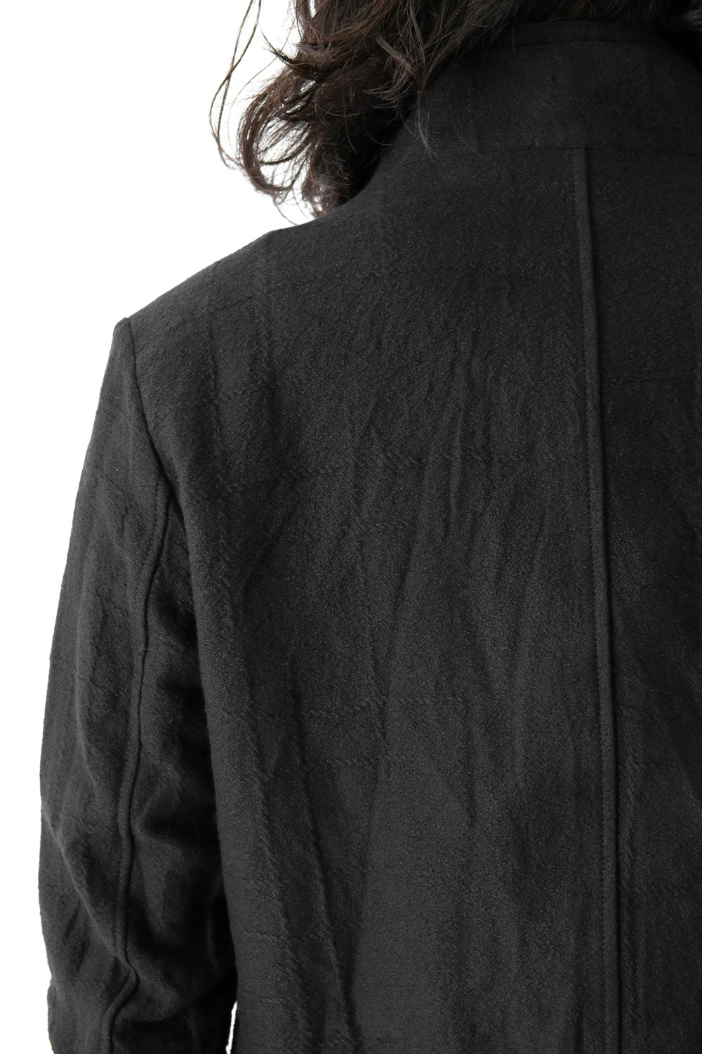 Jacquard Layered Collar Shirt Jacket FASCINATE Limited