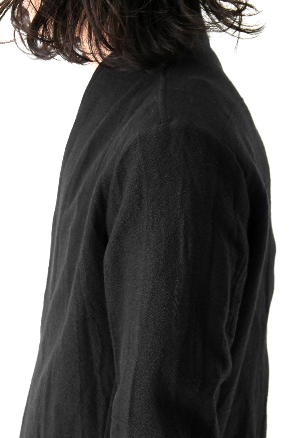 Jacquard Layered Collar Shirt Jacket FASCINATE Limited