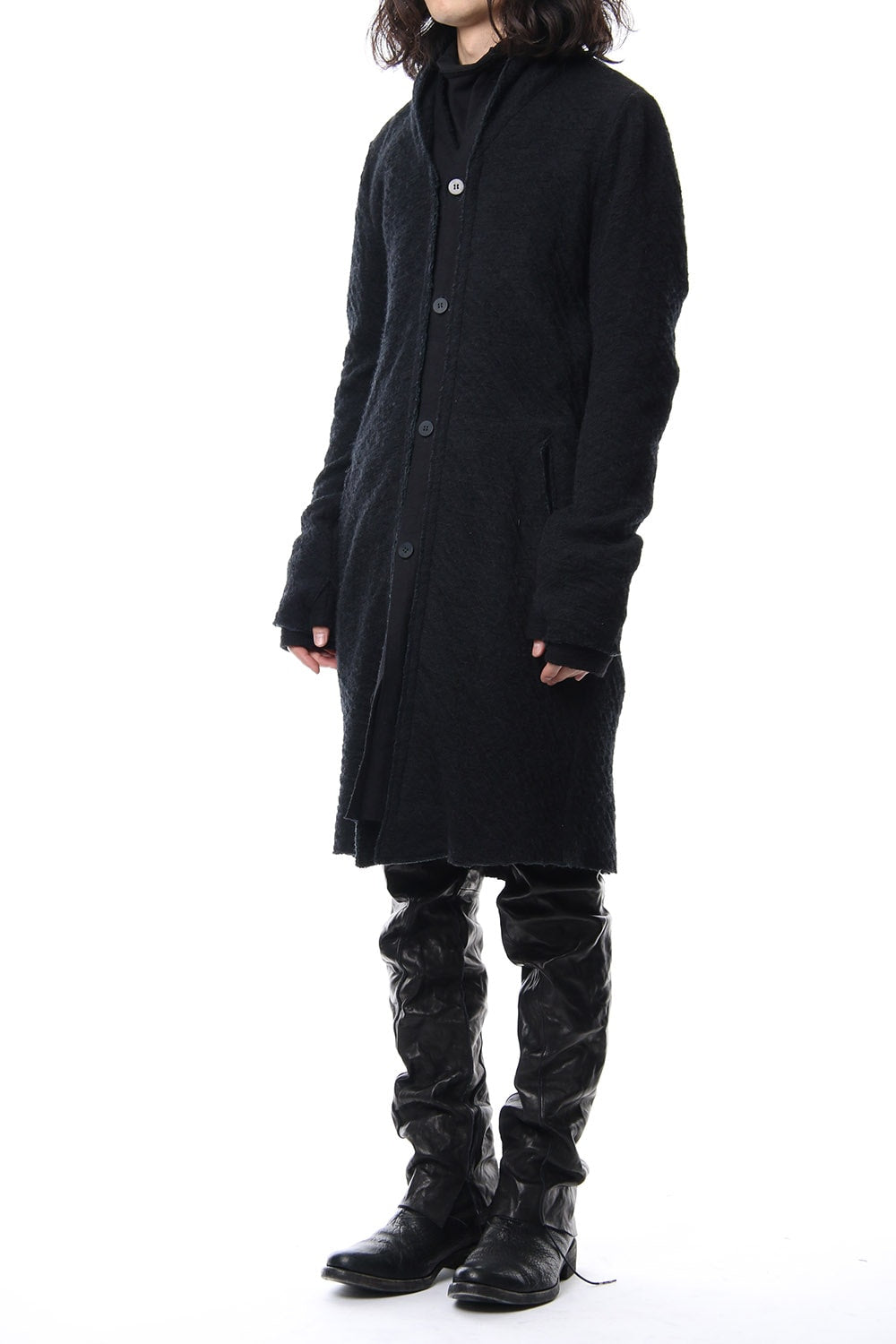 Norway wool dual-layered fabric coat