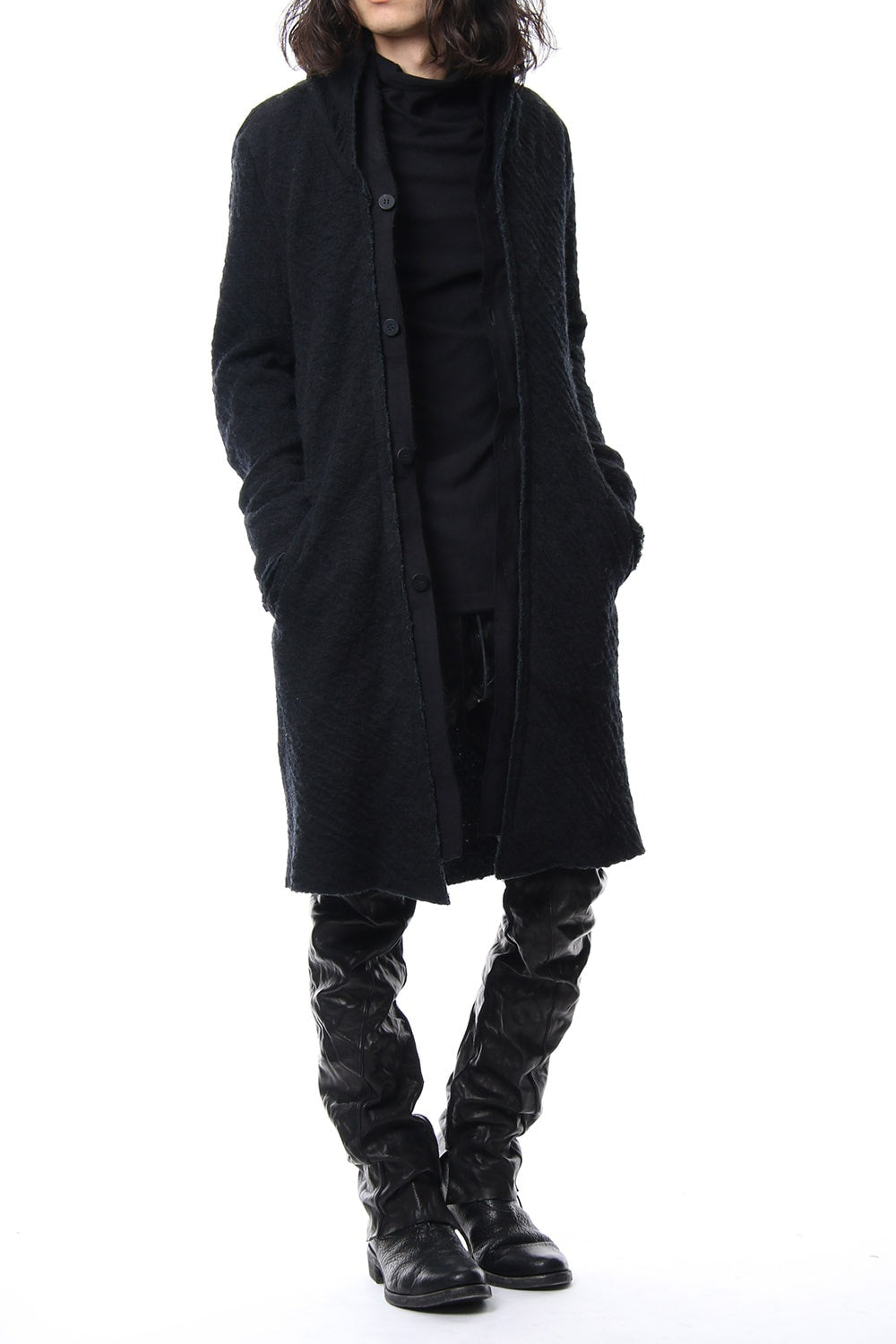 Norway wool dual-layered fabric coat
