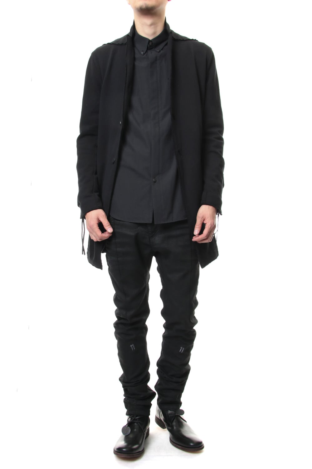 Medium Heavy jersey long cardigan - ST101-0019S