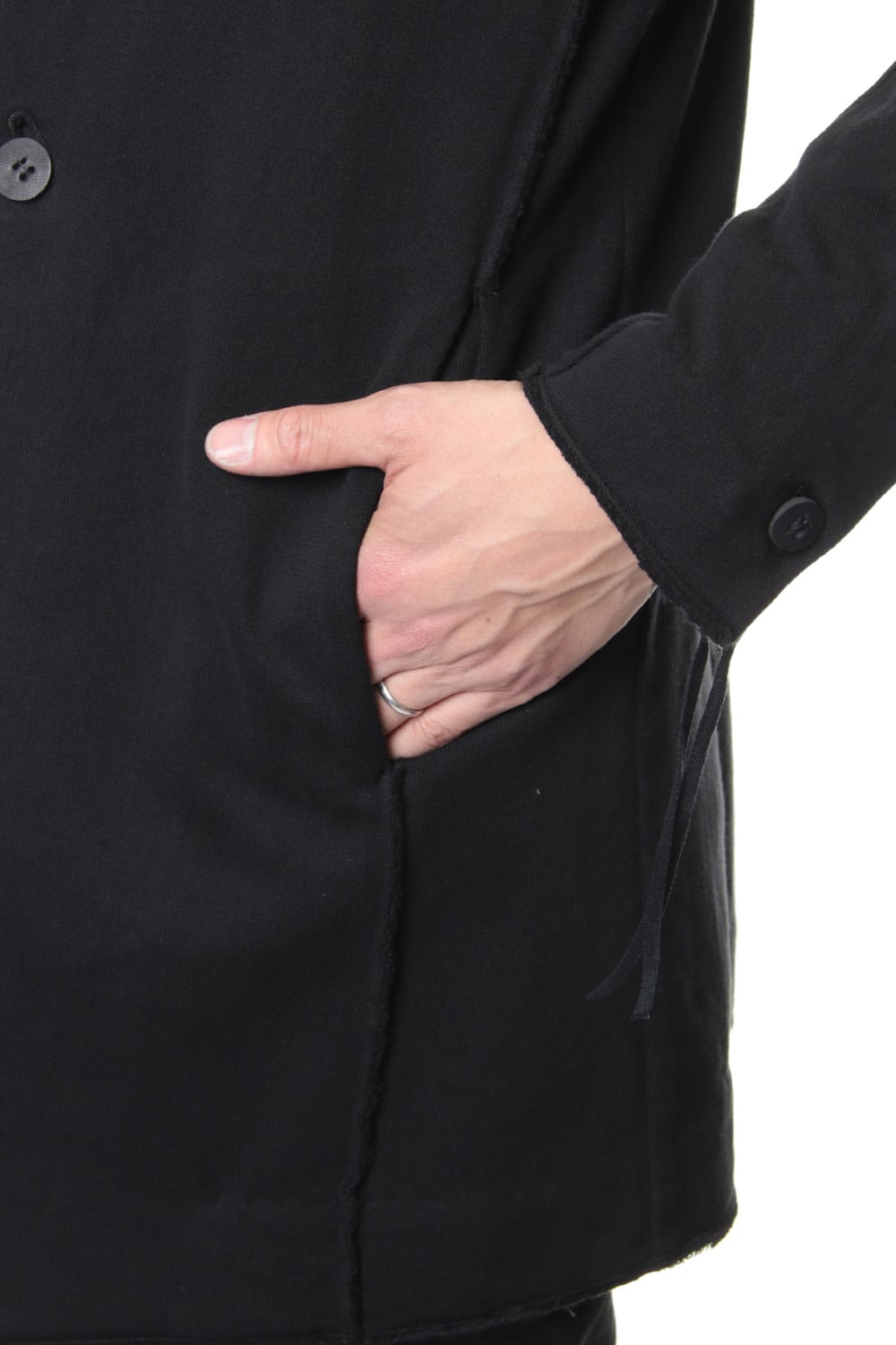 Medium Heavy jersey long cardigan - ST101-0019S