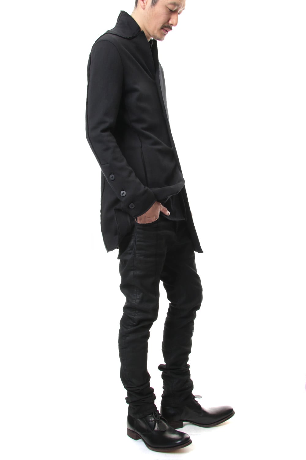 Medium Heavy jersey long cardigan - ST101-0019S