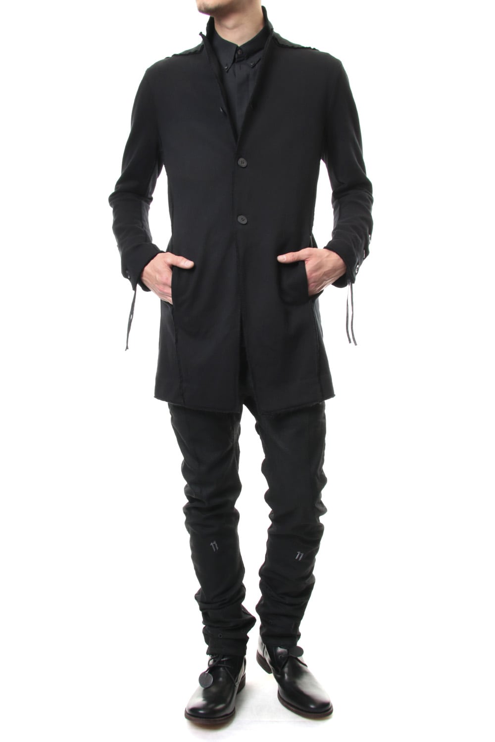 Medium Heavy jersey long cardigan - ST101-0019S