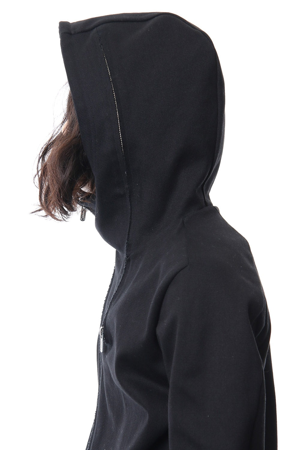 Heavy cotton jersey parka