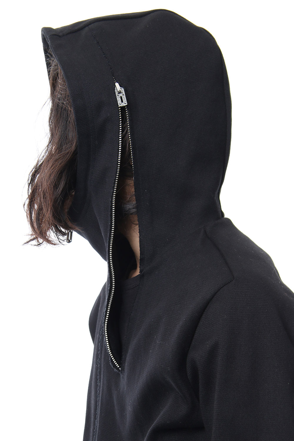 Heavy cotton jersey parka