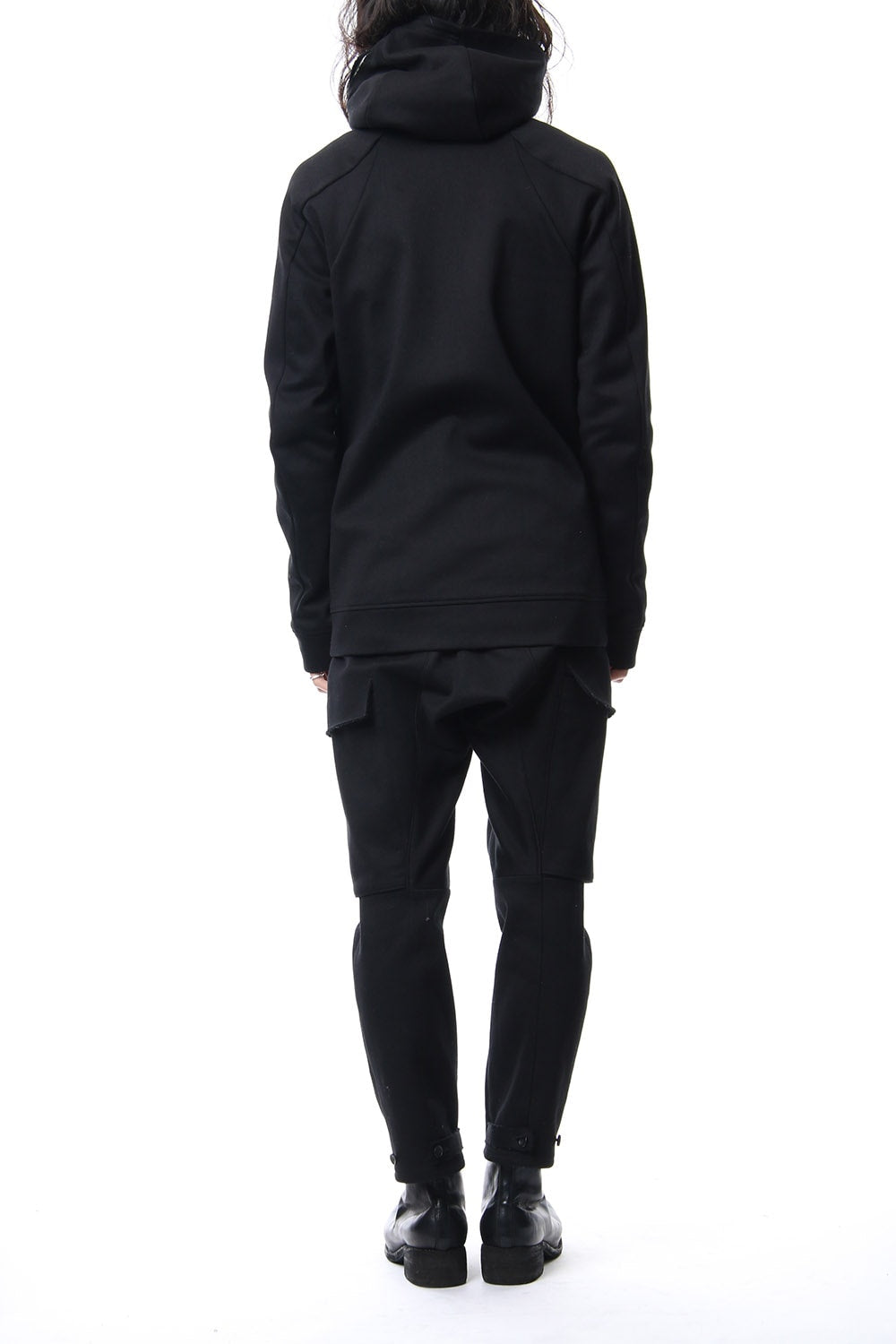 Heavy cotton jersey parka