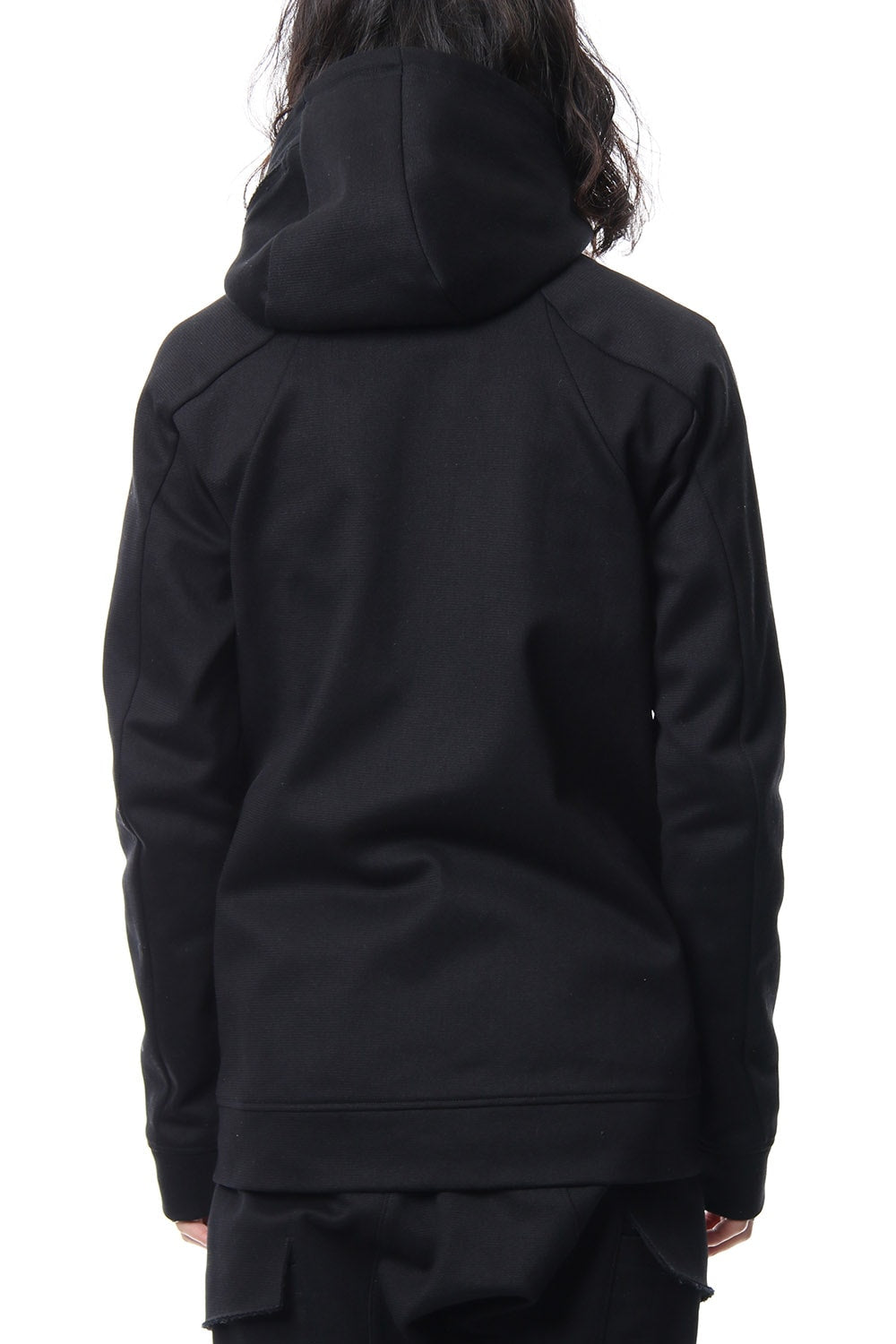 Heavy cotton jersey parka