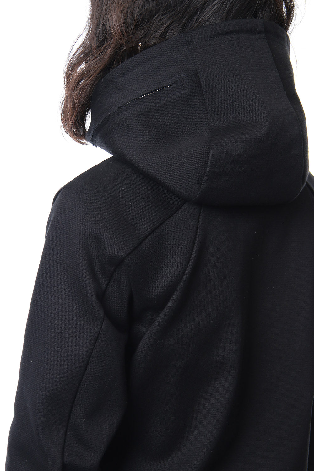 Heavy cotton jersey parka