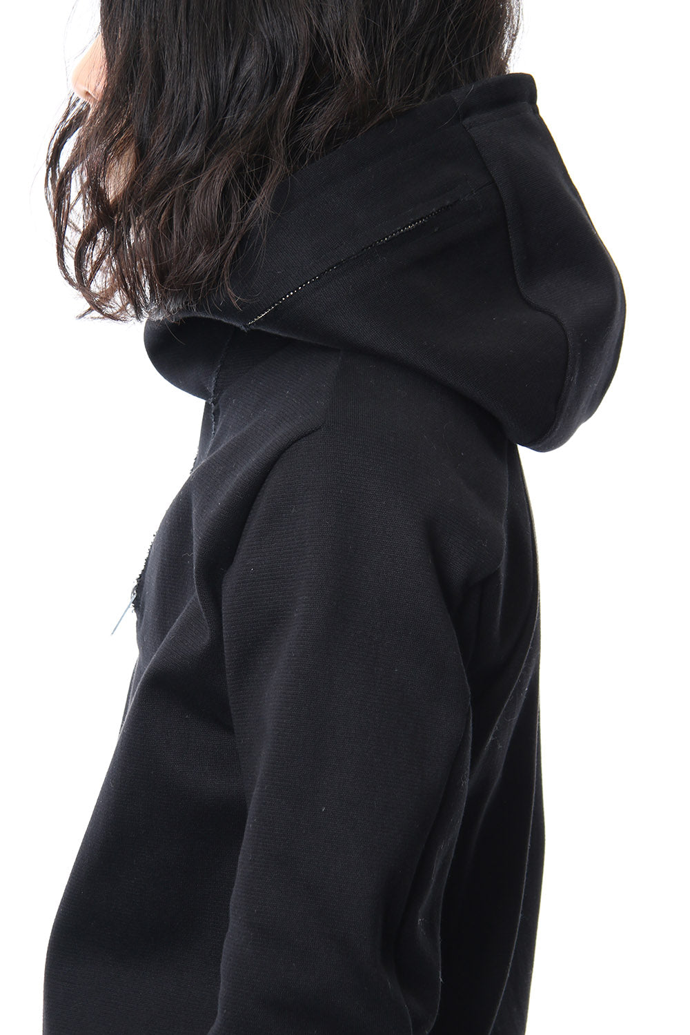 Heavy cotton jersey parka