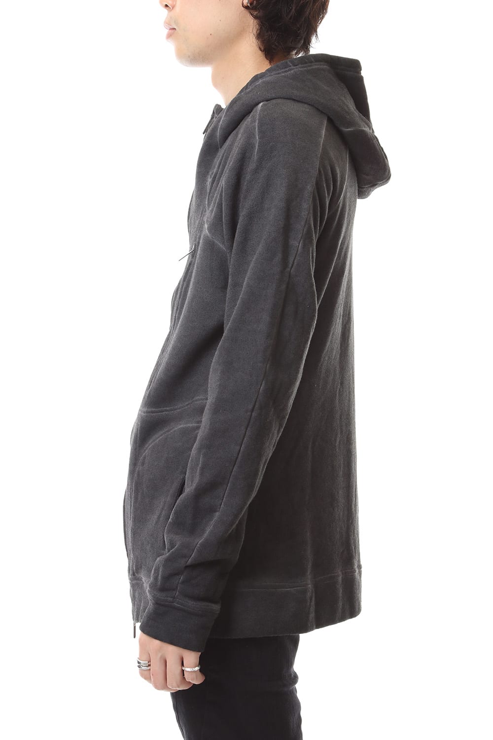 Fleece cold dyed Parka - ST101-0049A Charcoal