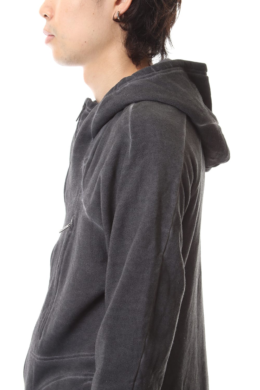 Fleece cold dyed Parka - ST101-0049A Charcoal