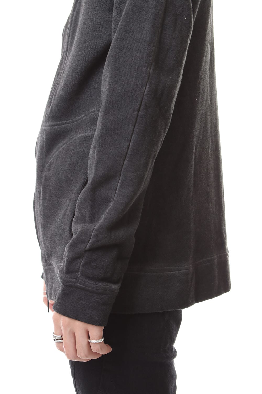 Fleece cold dyed Parka - ST101-0049A Charcoal