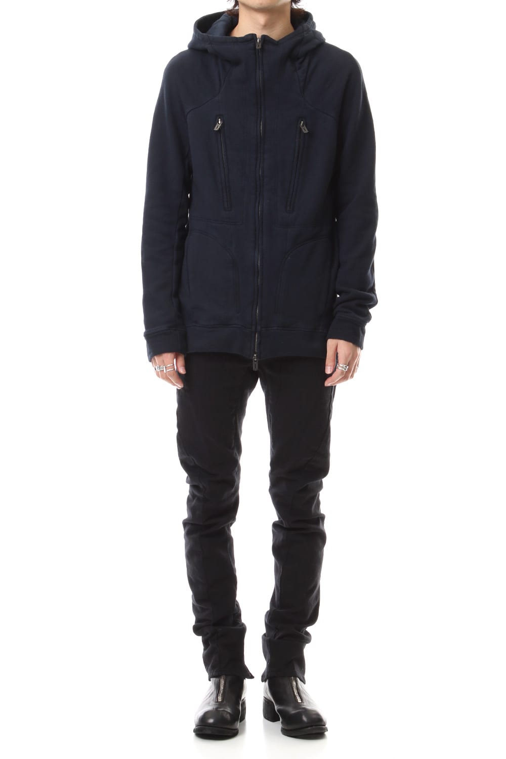 Fleece cold dyed Parka - ST101-0049A Navy