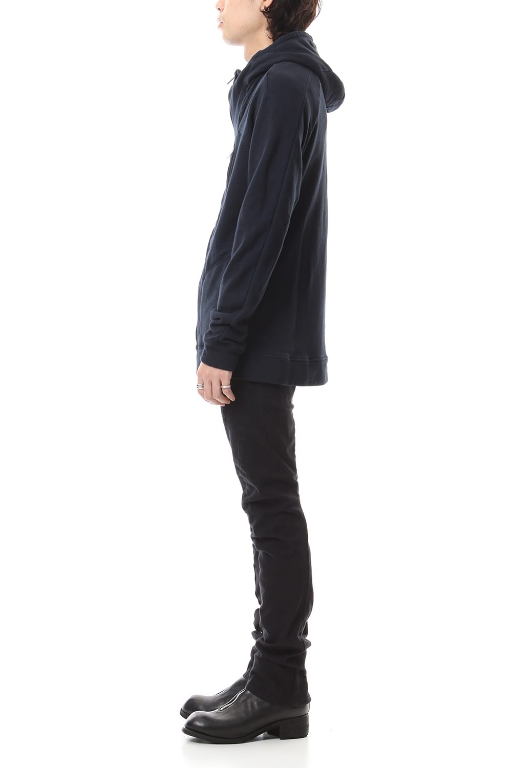 Fleece cold dyed Parka - ST101-0049A Navy