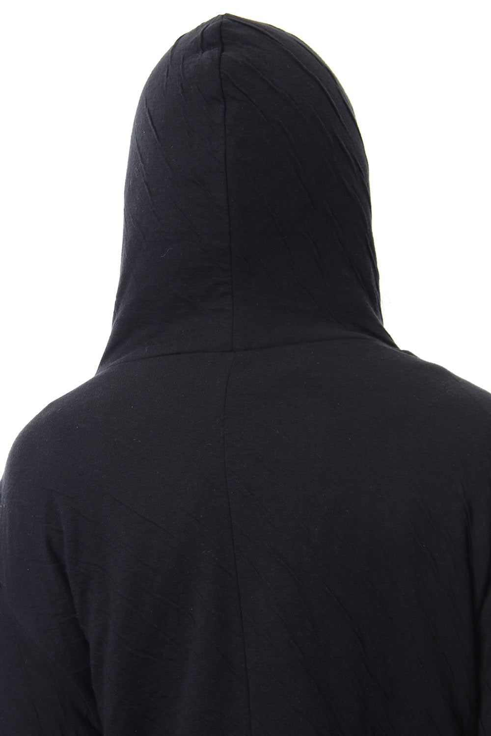 Double cloth cotton jersey spiral arm zip parker