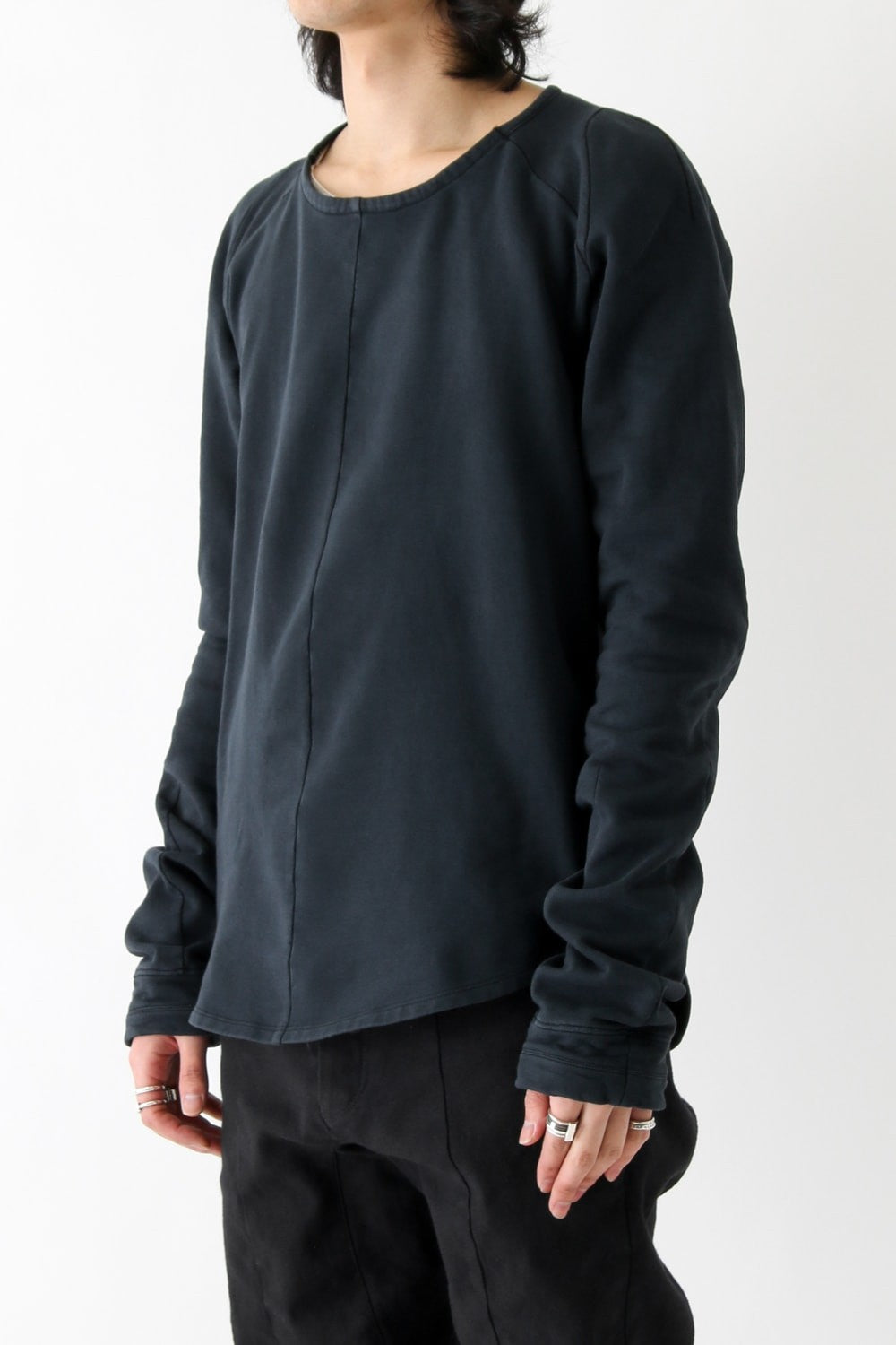 Long sleeve T shirt - Charcoal