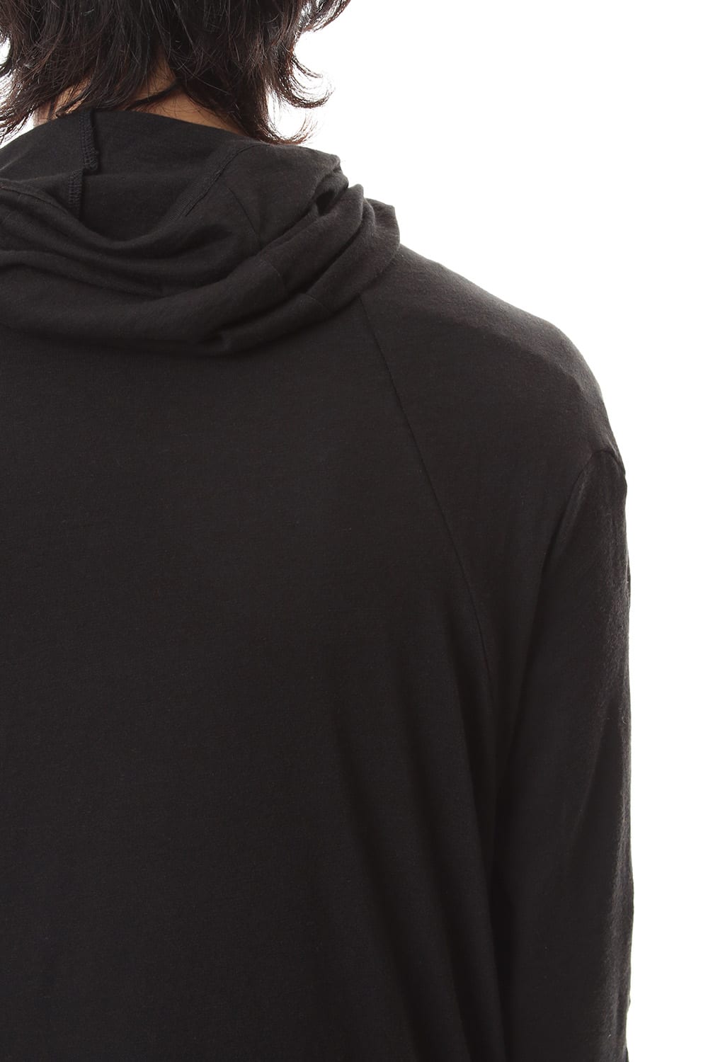 Yak india Gauze balaclava Hooded long sleeve T-shirts - ST101-0079A Black