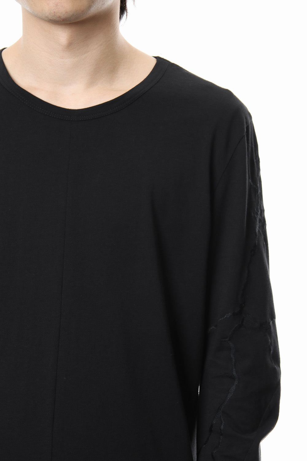 High Gauge India Embroidery Long Sleeve T-shirt - ST101-0079S