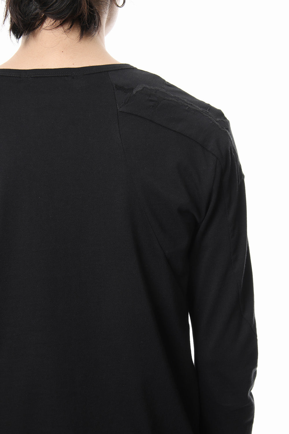 High Gauge India Embroidery Long Sleeve T-shirt - ST101-0079S