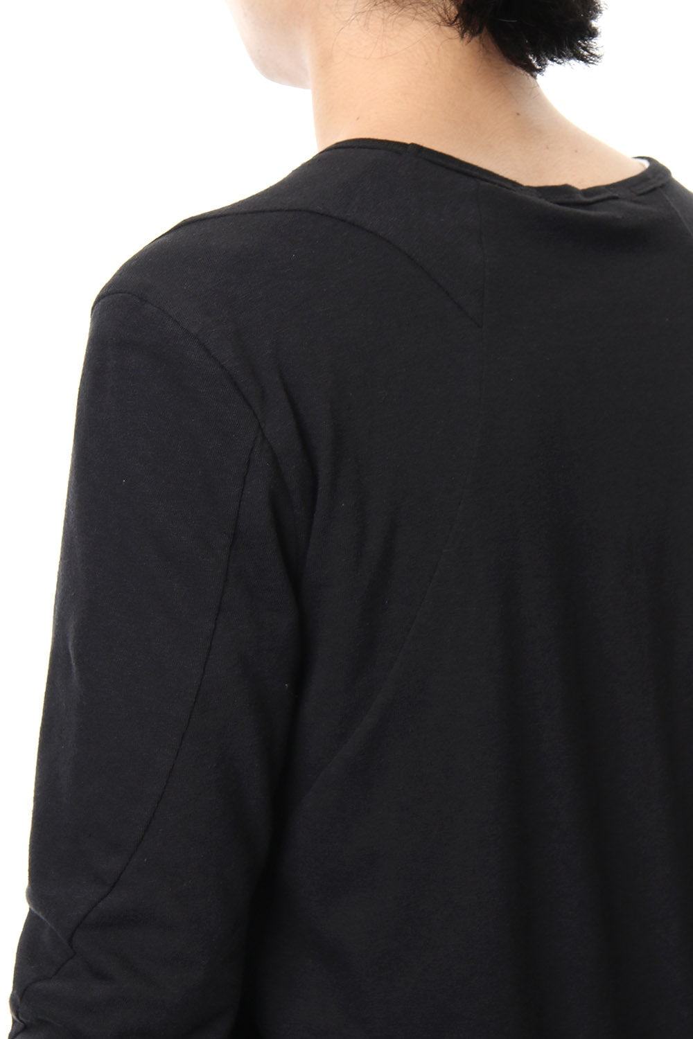 Neep silk × cotton jersey long sleeve T shirt