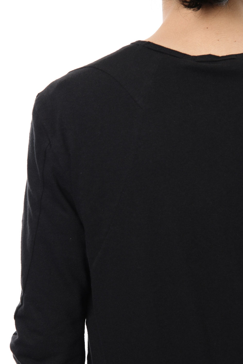 Neep silk × cotton jersey long sleeve T shirt