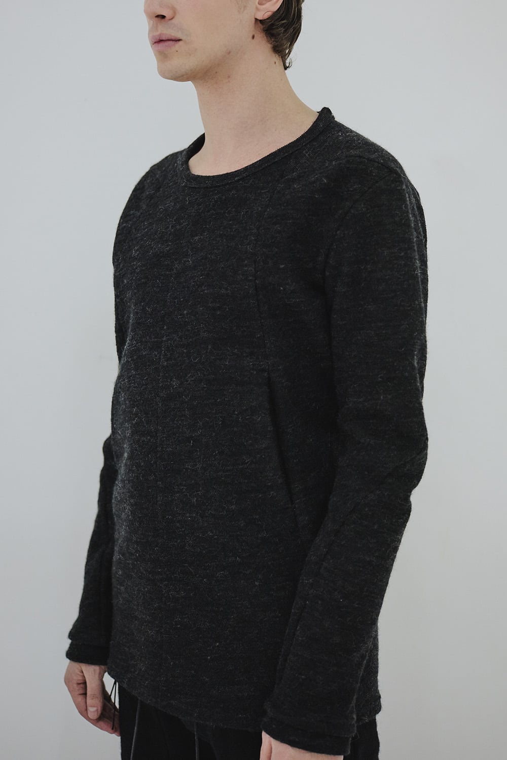 Norwegian wool Bonding Long sleeve T-shirts - ST101-0089A