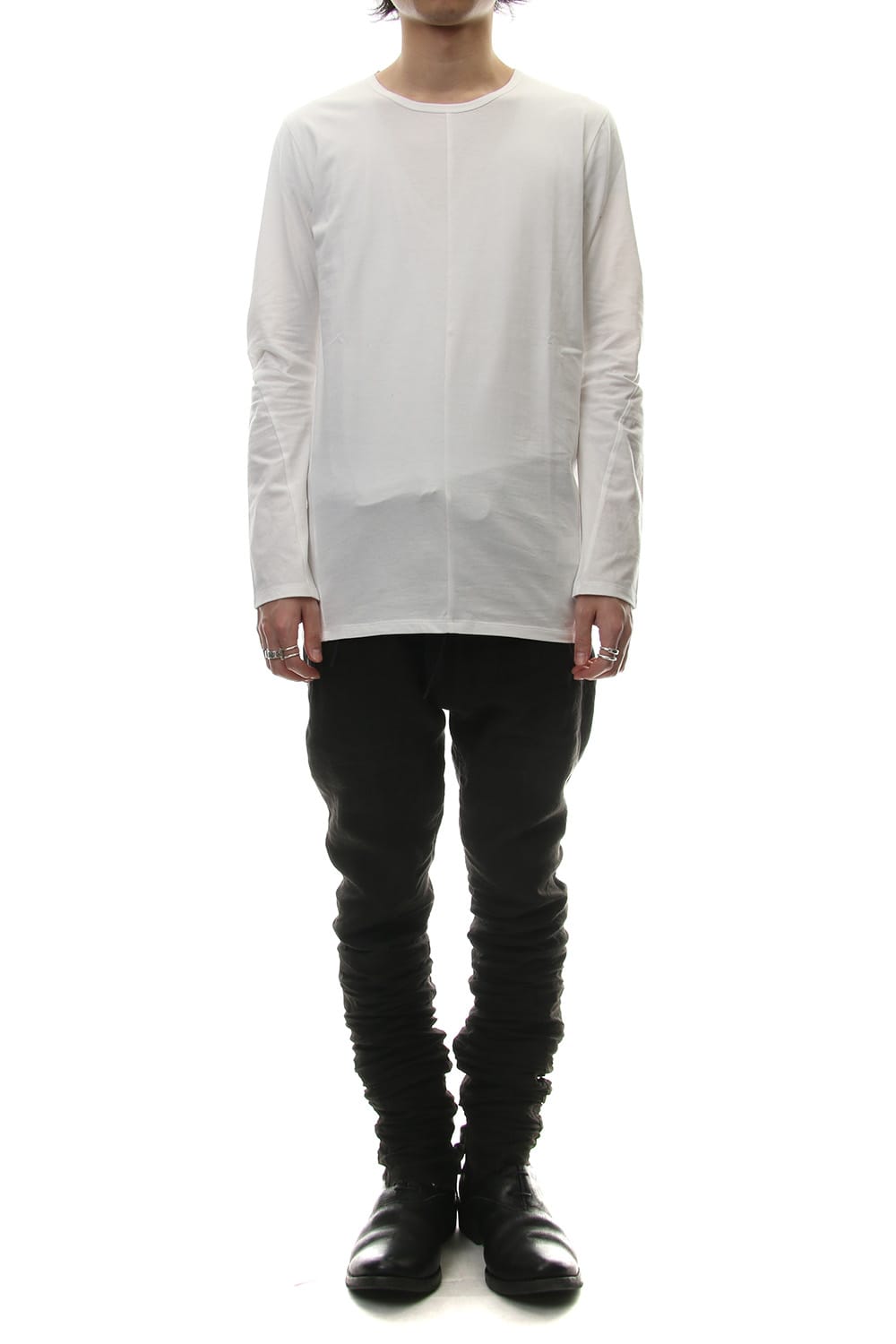 High Gauge India Long Sleeve T-shirt - ST101-0089S Off white