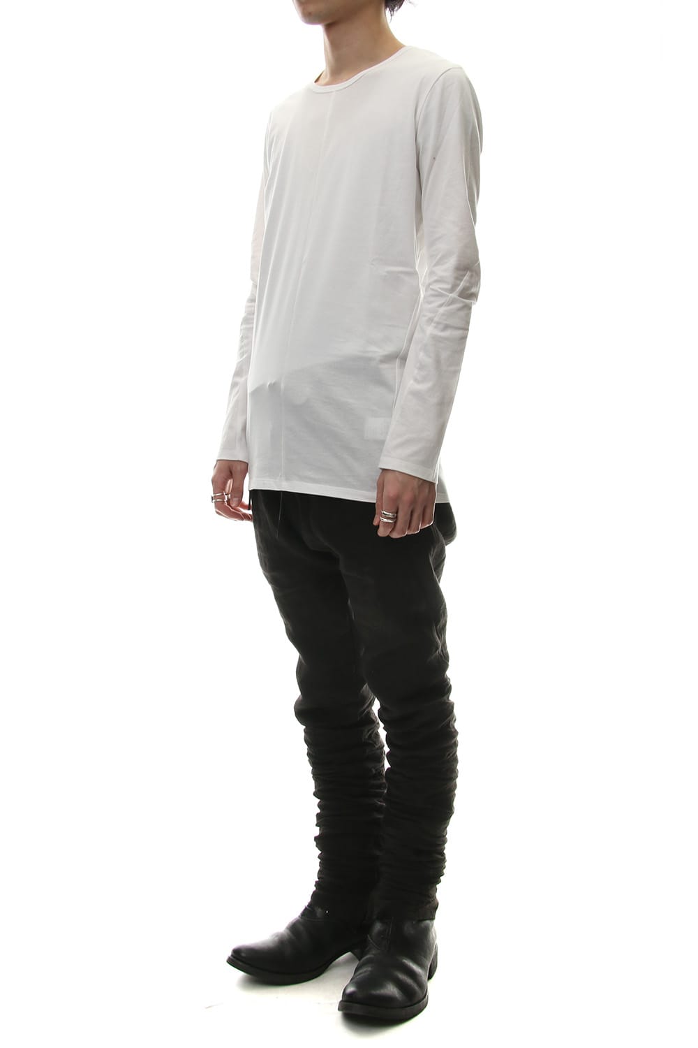 High Gauge India Long Sleeve T-shirt - ST101-0089S Off white