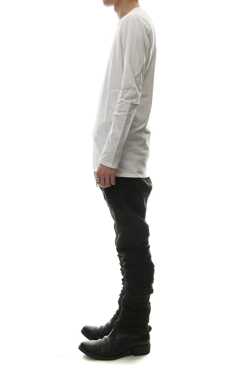 High Gauge India Long Sleeve T-shirt - ST101-0089S Off white