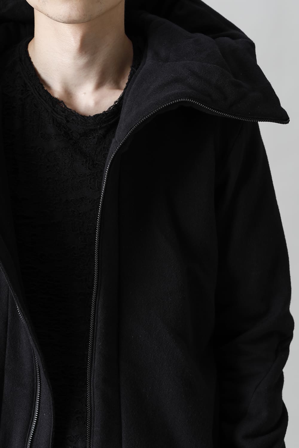 Untwisted Fleece Lining Long Hood JKT