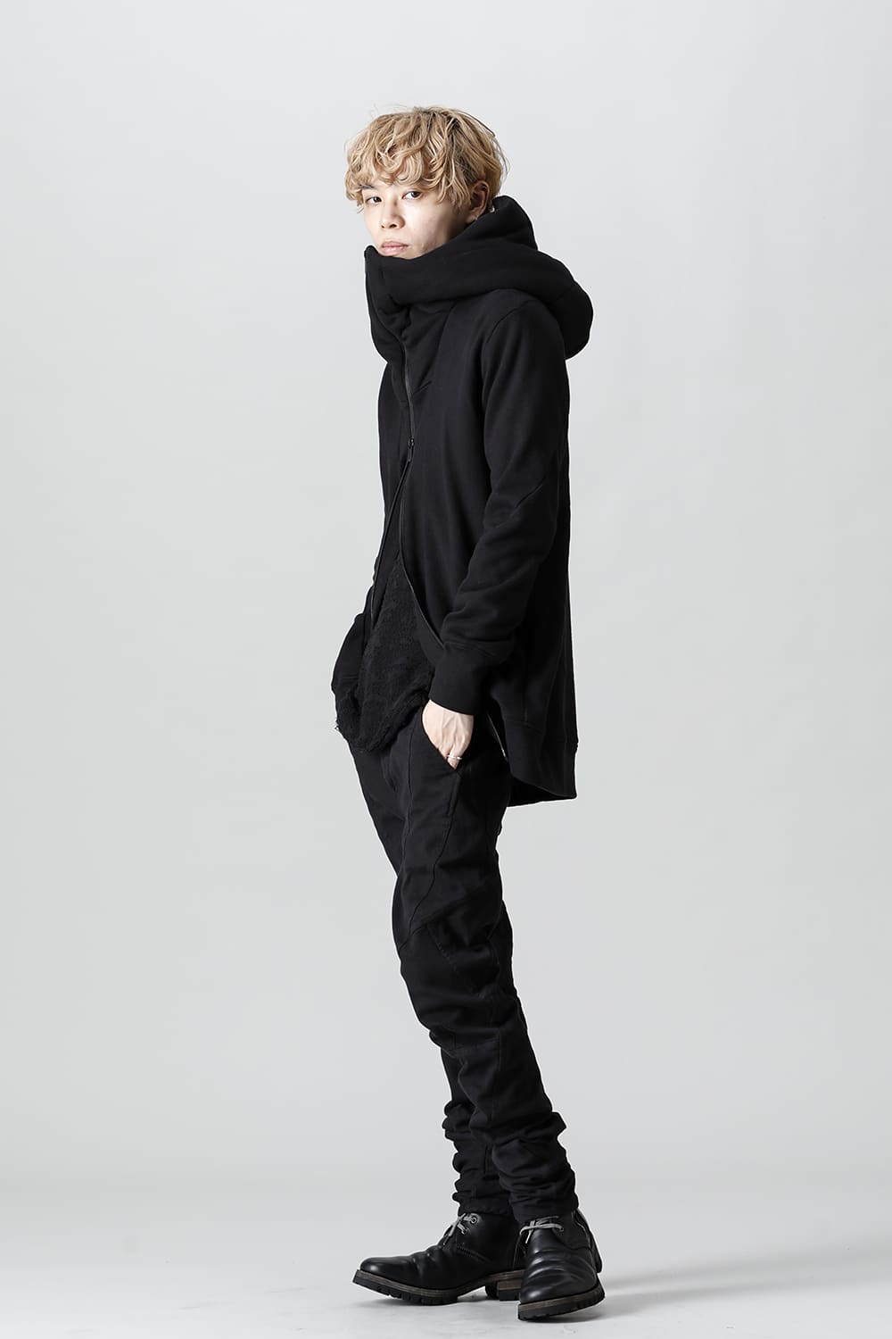 Untwisted Fleece Lining Long Hood JKT