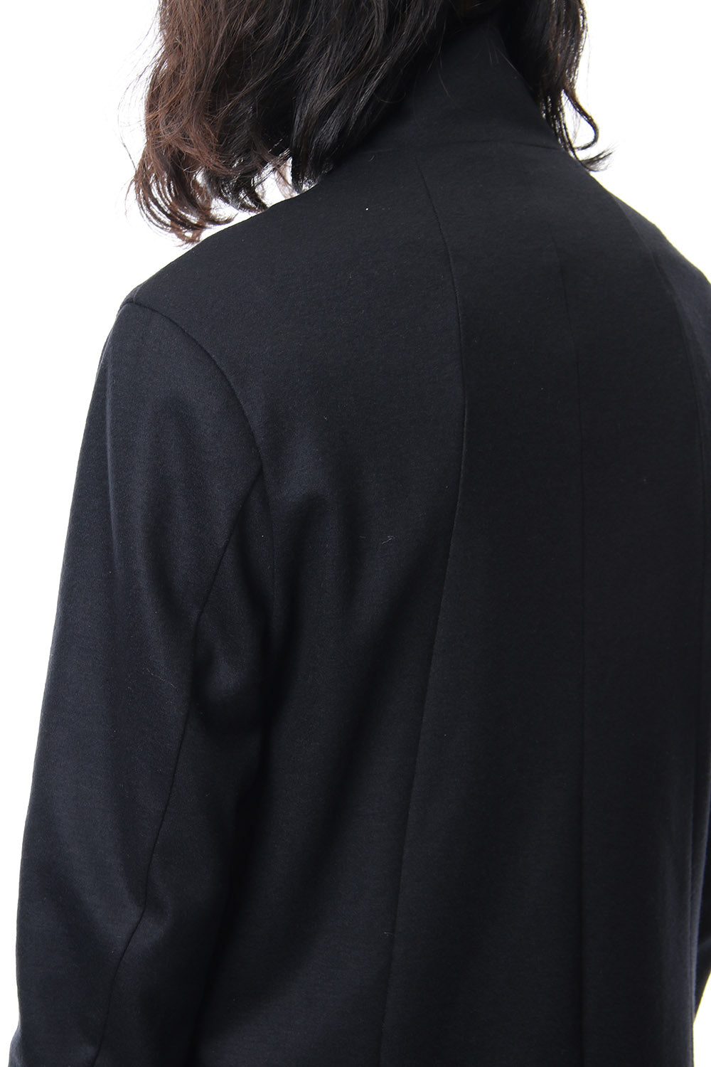 Super 100's wool smooth tailor long Cardigan