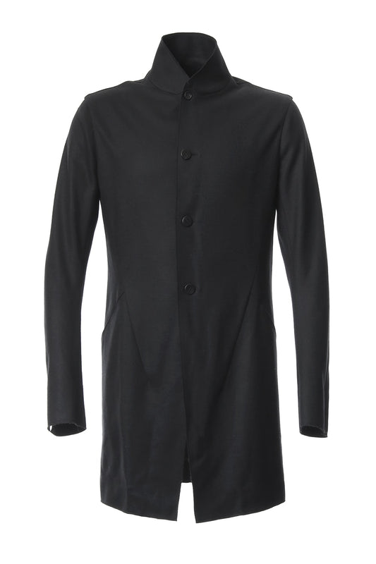 Super 100's wool smooth tailor long Cardigan