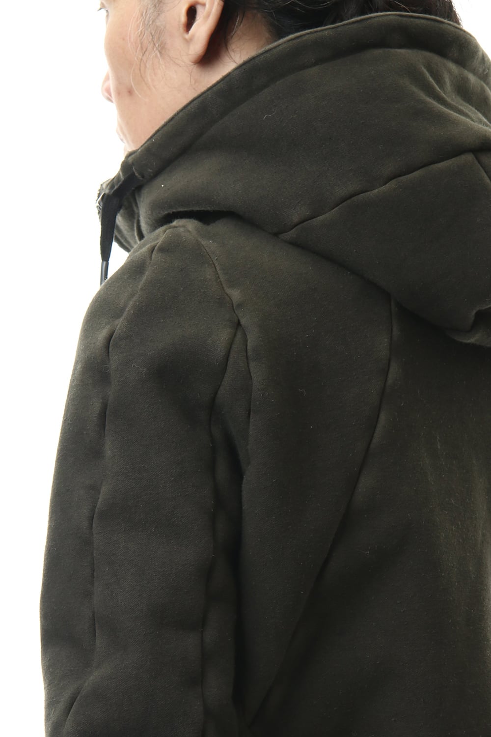 ハイパーストレッチ コットンジャージー フーデットジャケット	カーキ