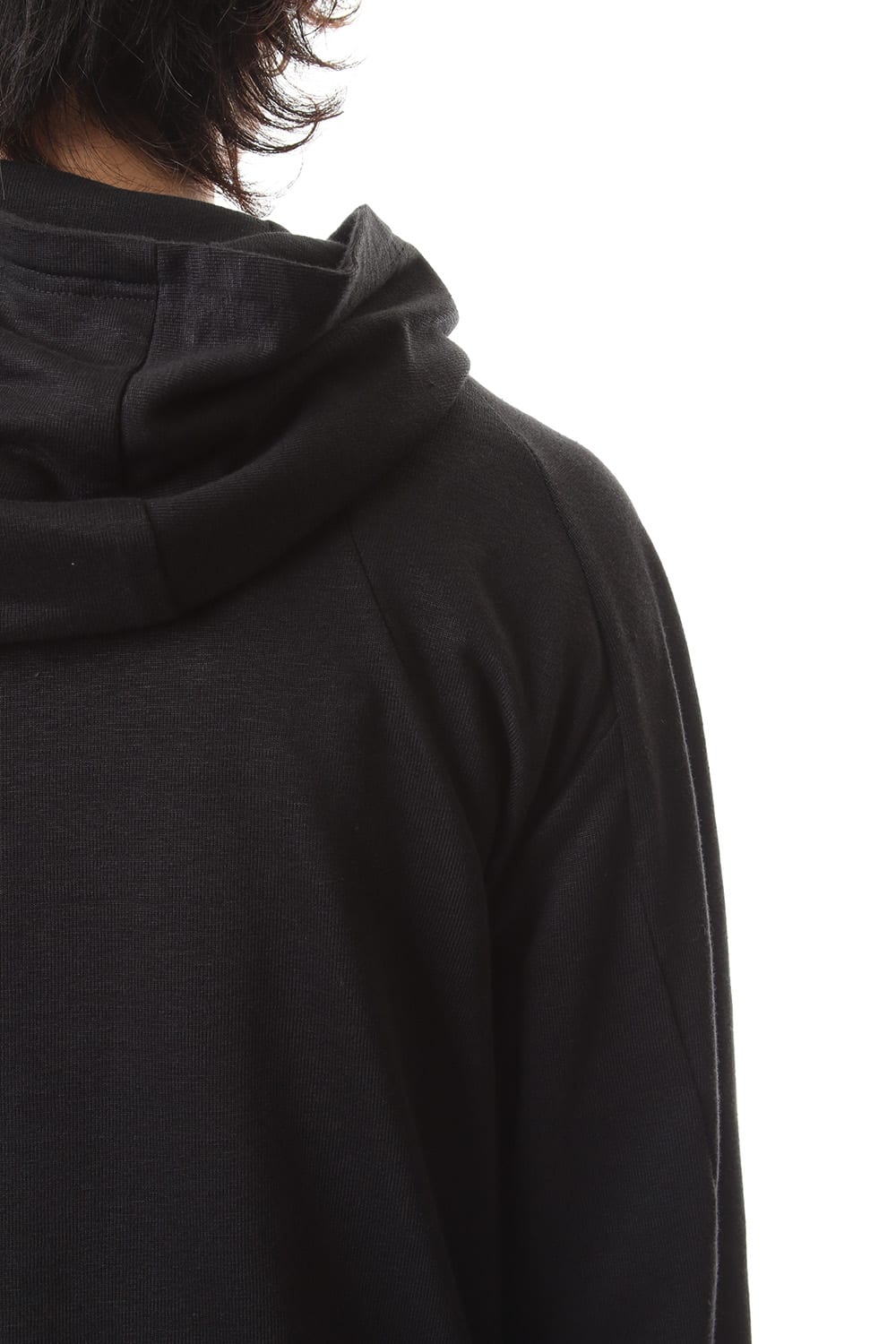 Linen x Cotton Double Face Jersey Zip up Parka