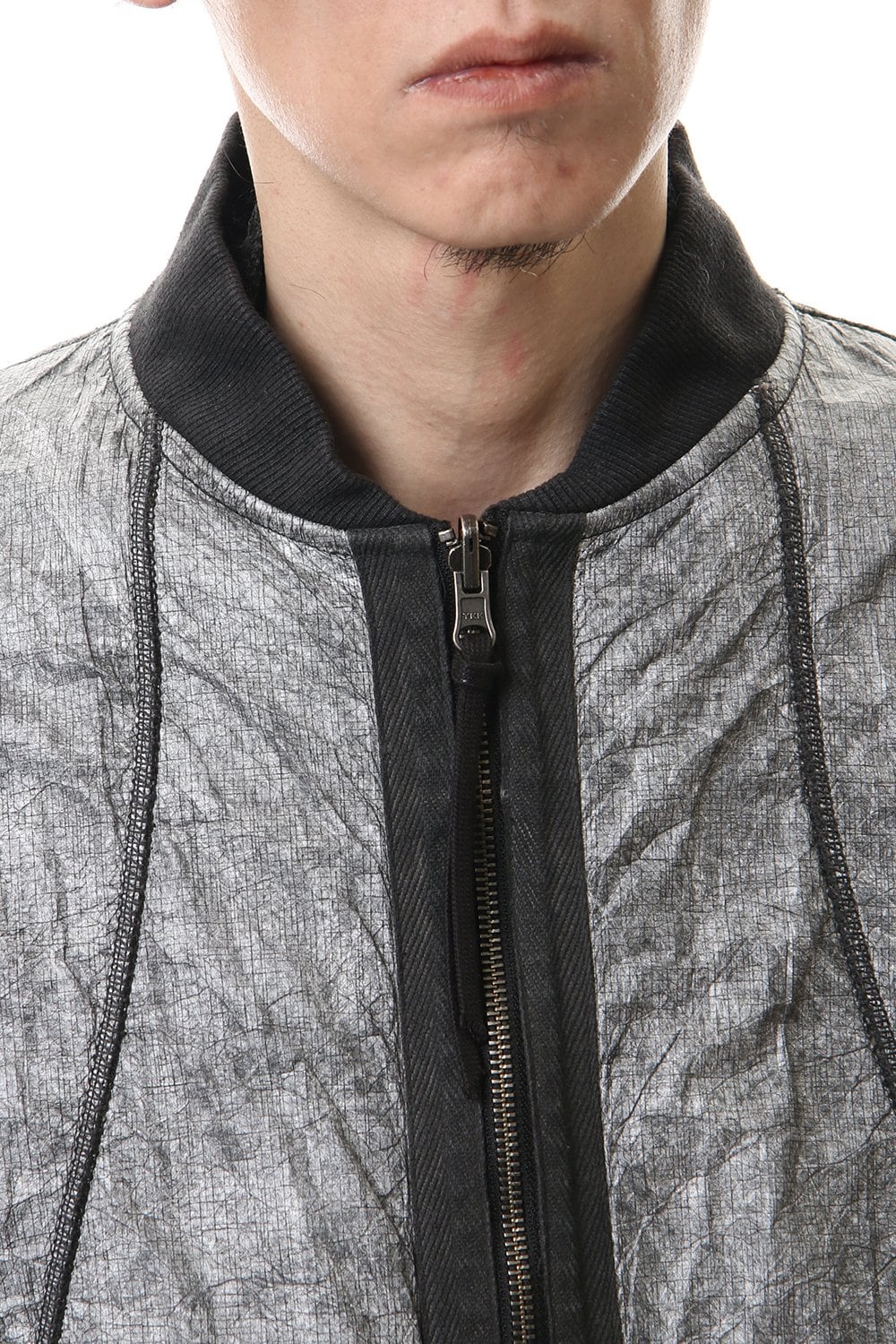 Tyvek Cotton jersey Reversible bomber blouson