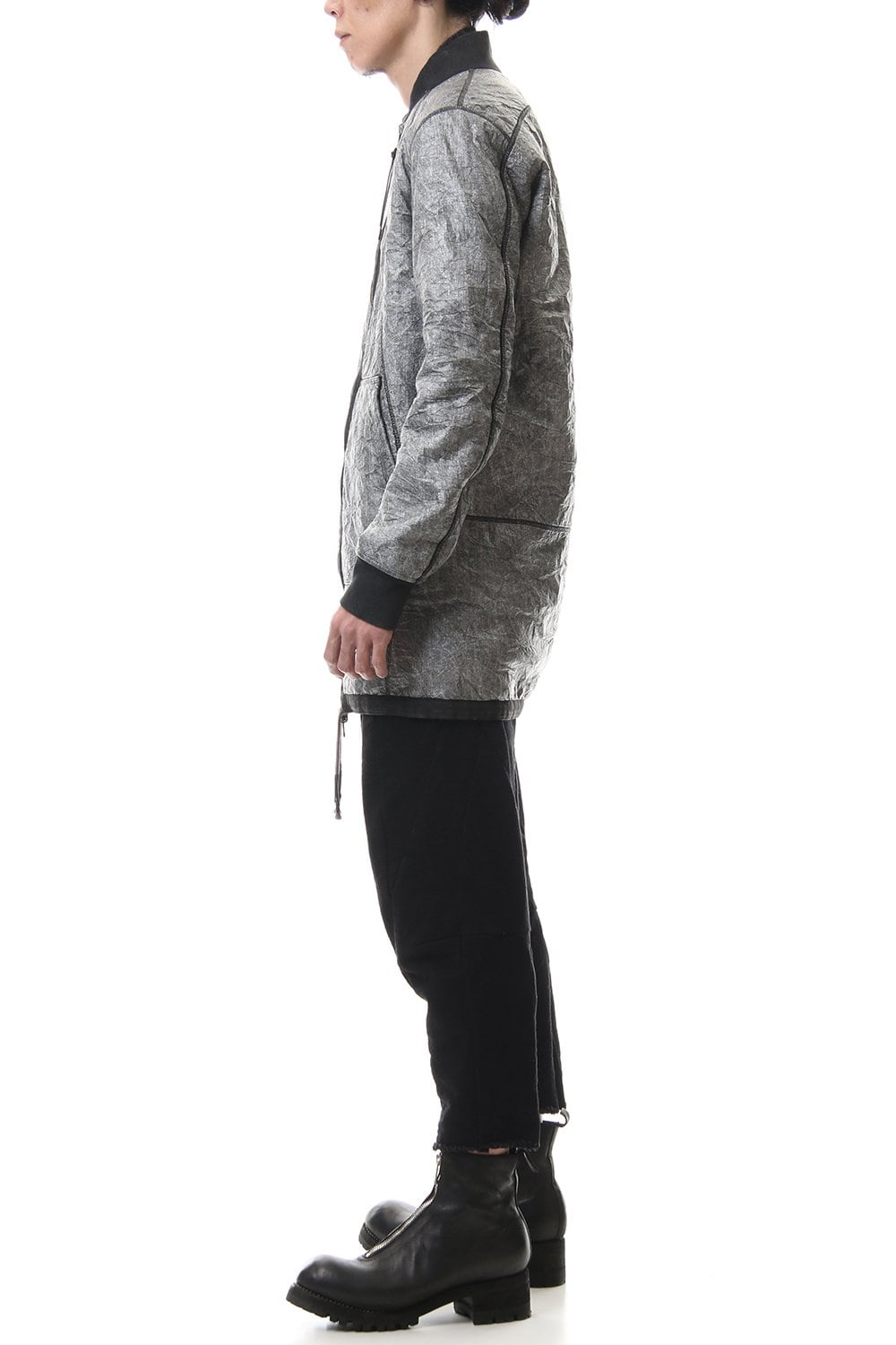 Tyvek Cotton jersey Reversible bomber blouson