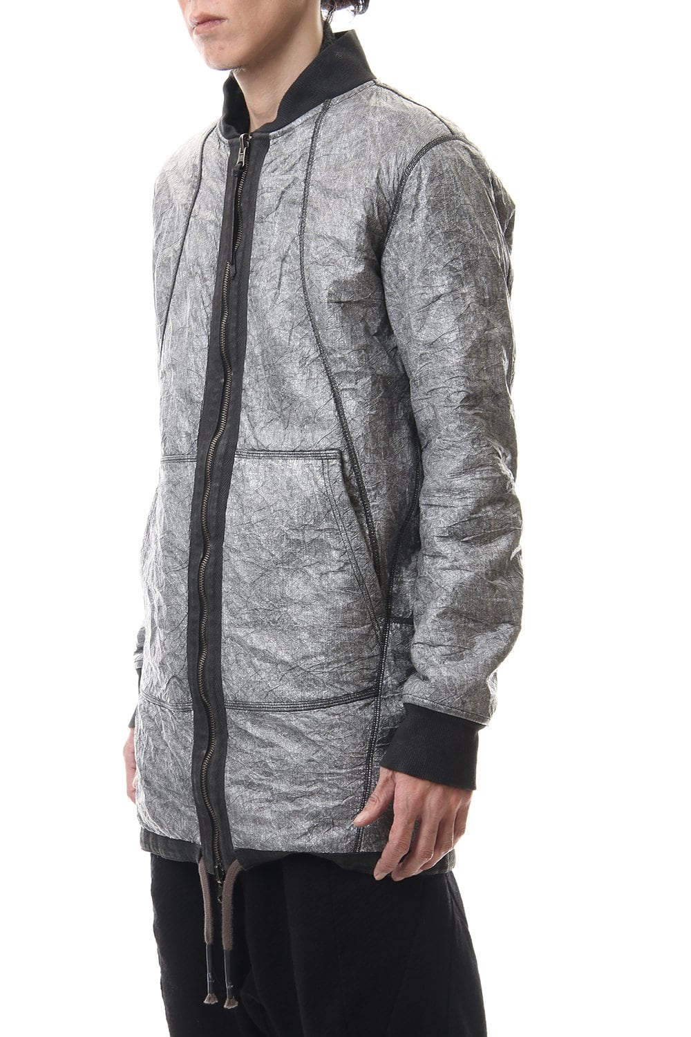 Tyvek Cotton jersey Reversible bomber blouson